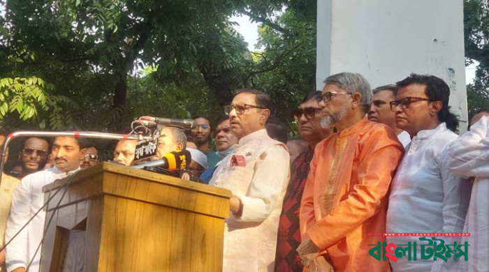 পয়লা বৈশাখের সঙ্গে যাদের সংঘাত তারা সাম্প্রদায়িকতায় বিশ্বাস করে: ওবায়দুল কাদের